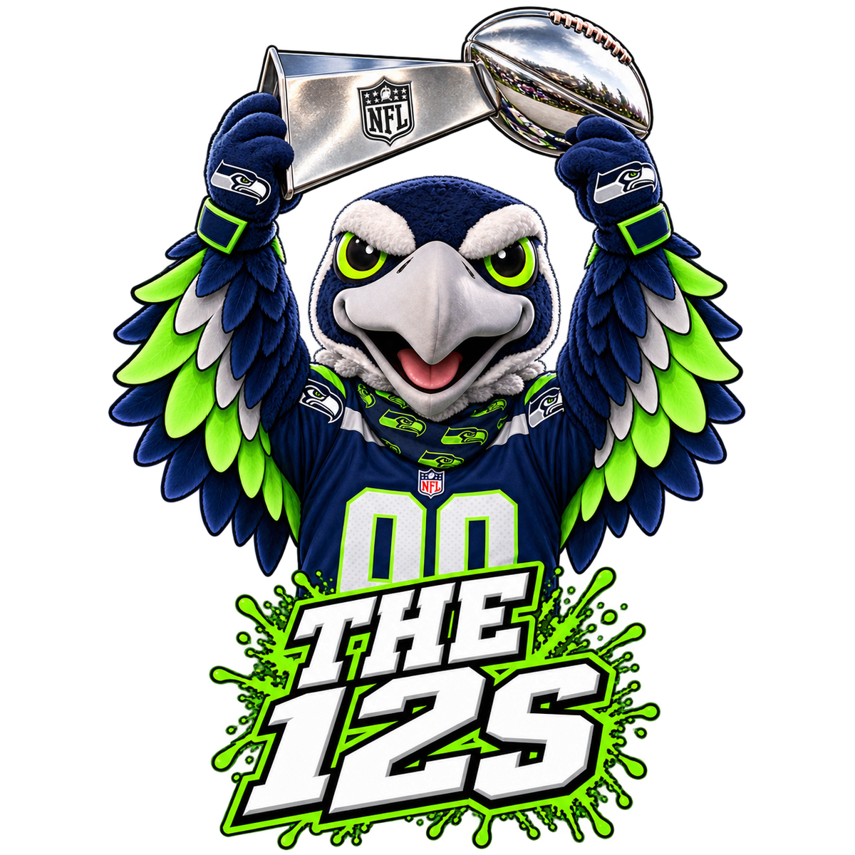 Seattle Seahawks Door Lights
