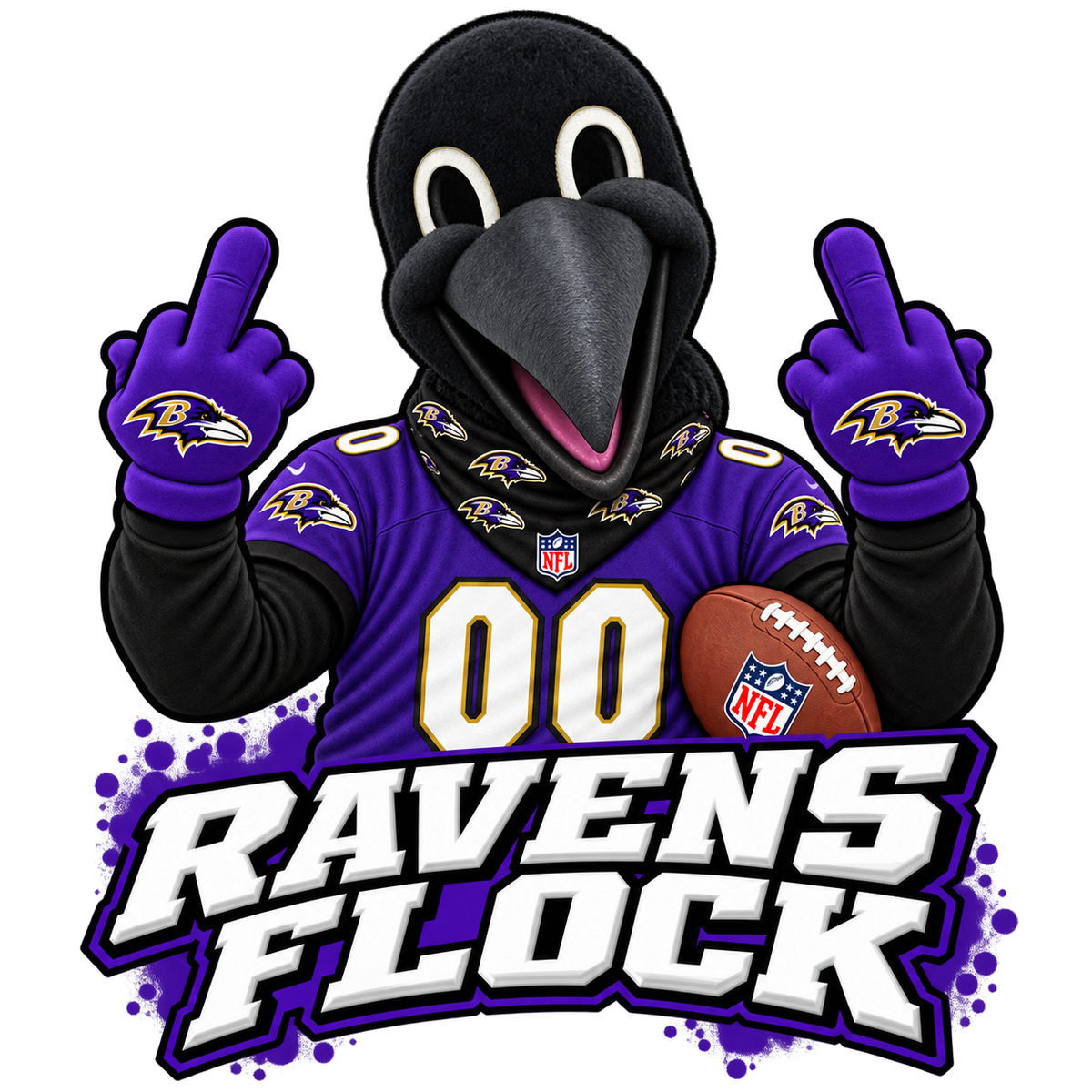 Baltimore Ravens Door Lights