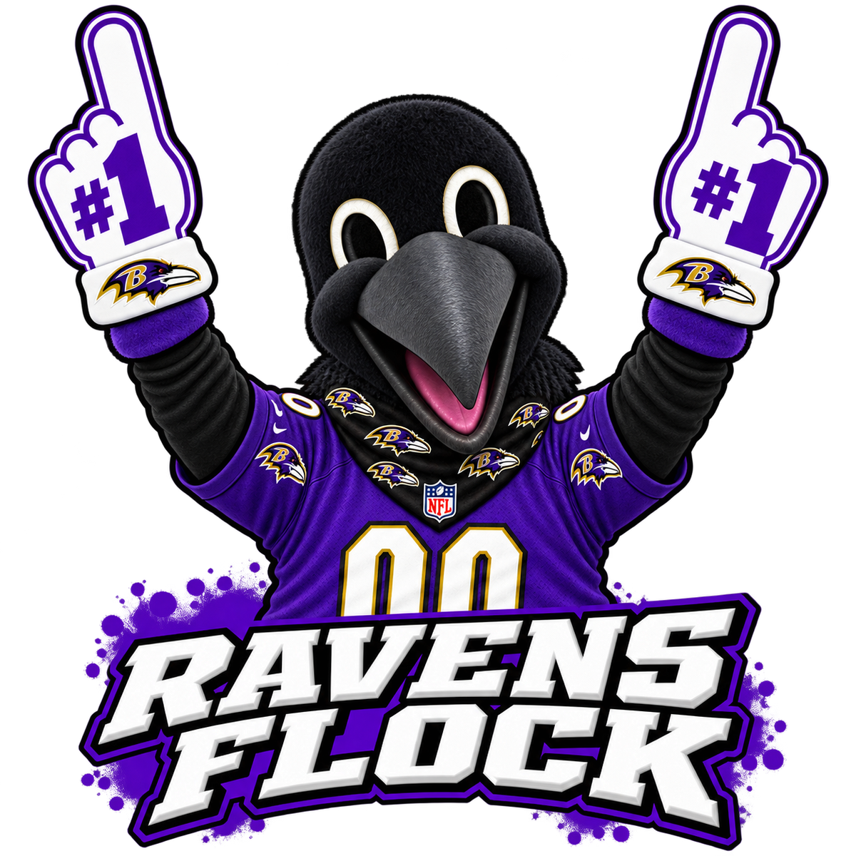 Baltimore Ravens Door Lights