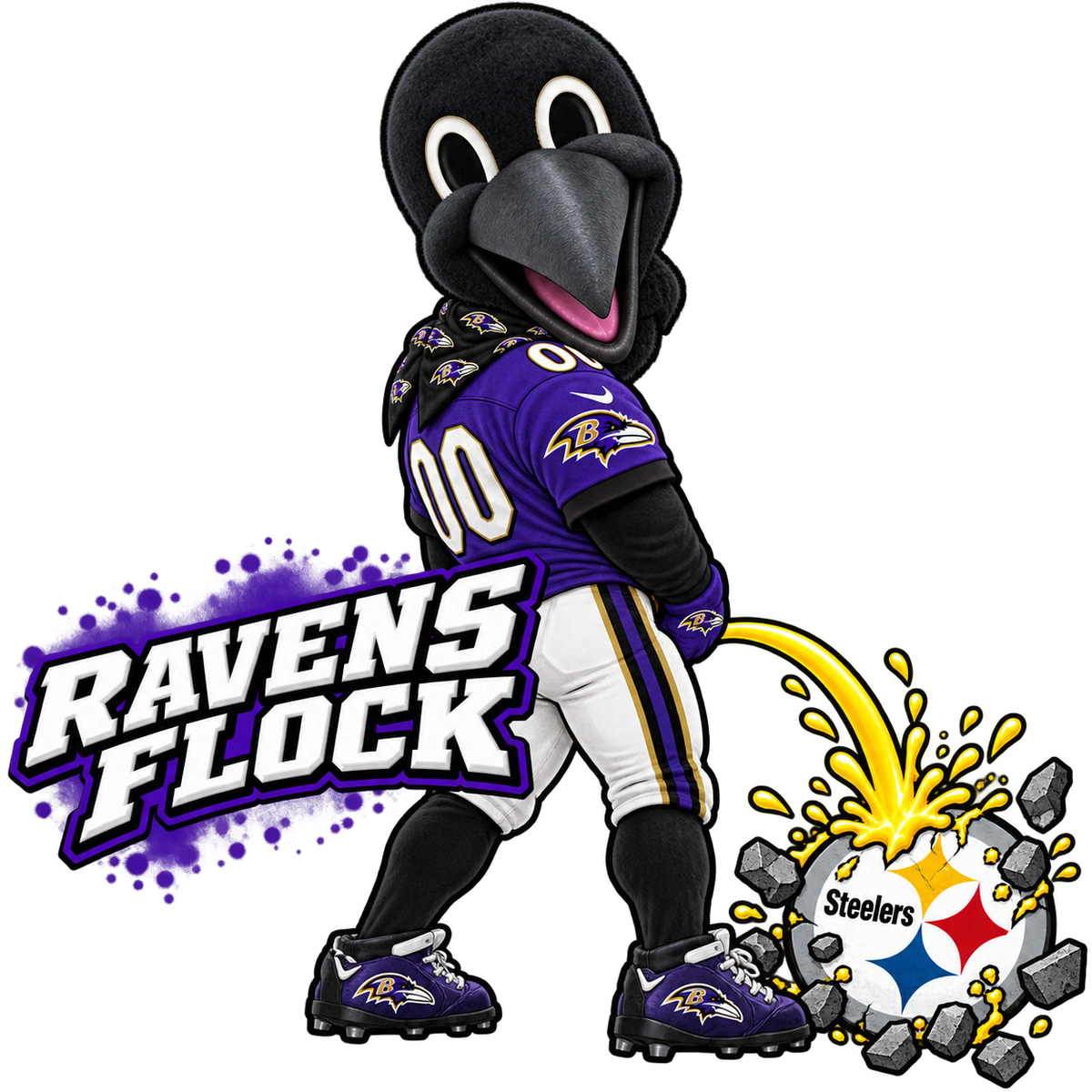 Baltimore Ravens Door Lights