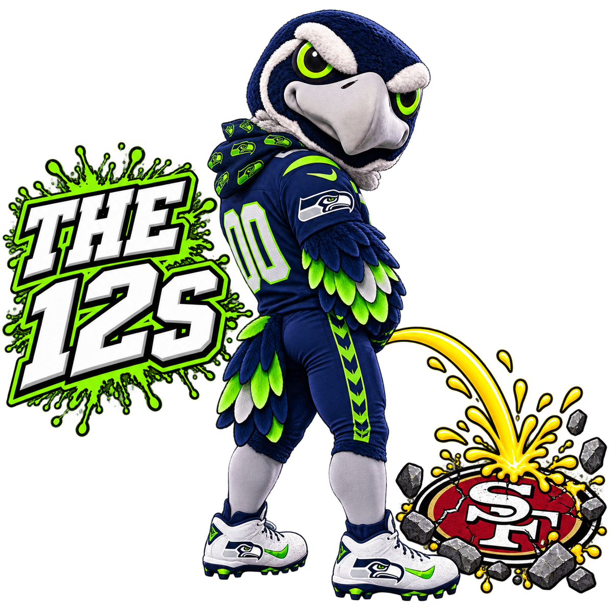Seattle Seahawks Door Lights