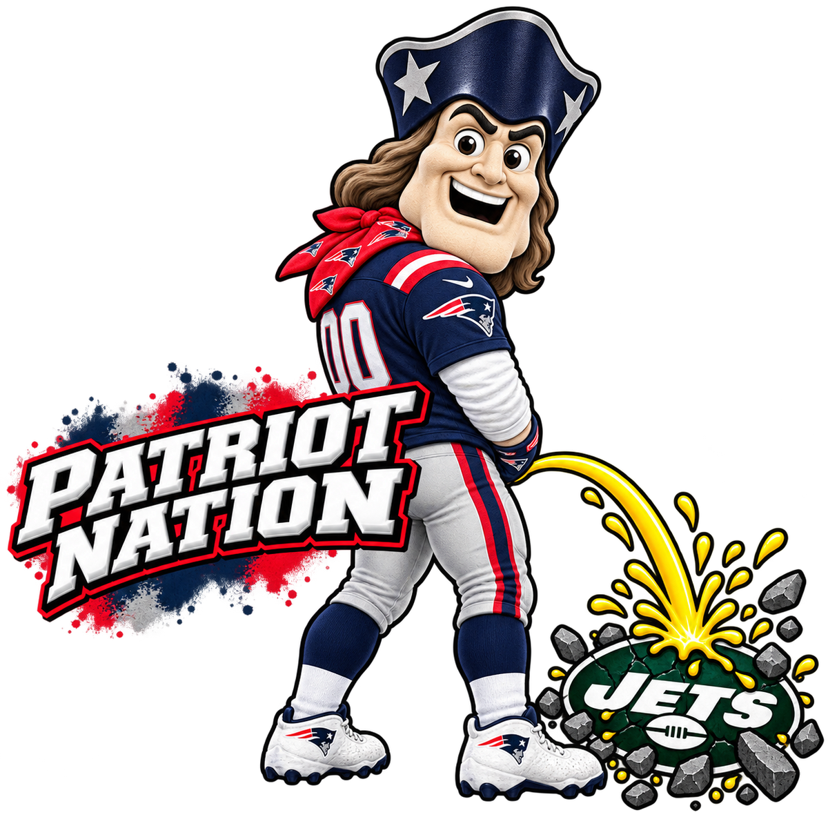 New England Patriots Door Lights