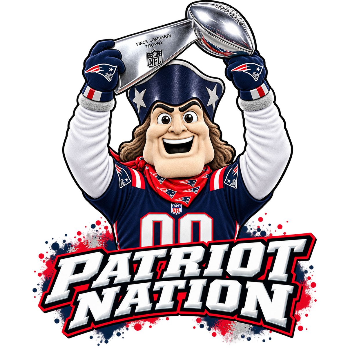 New England Patriots Door Lights